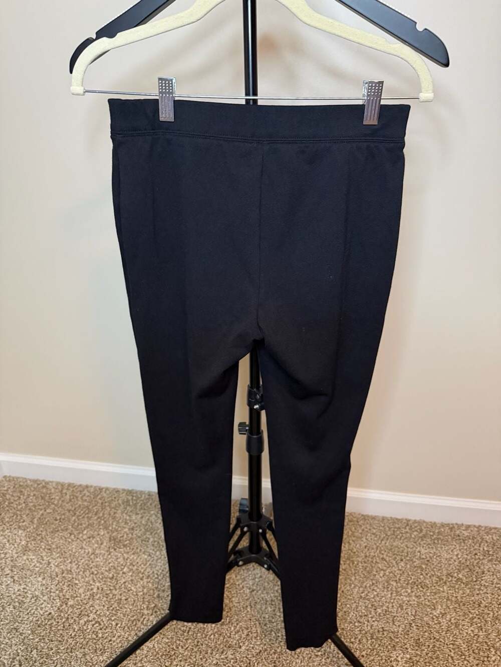 Talbots Petites Black Pull-On Ponte Knit‎ Leggings Size P Small - Picture 3 of 6
